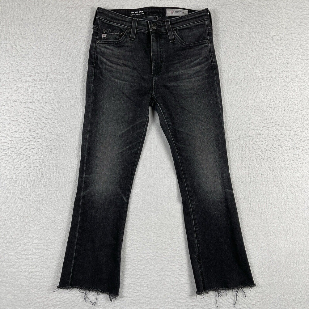 AG Adriano Goldschmied Jeans Womens 25 Blue‎ Denim Jodi Crop High Slim Flare
